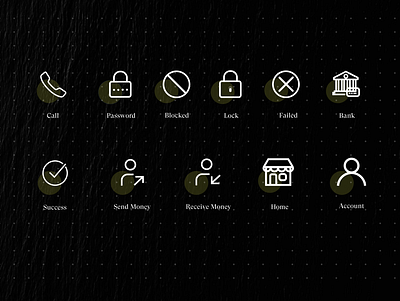 Iconography for Qeutran app app design branding design icon design icon set iconography illustration illustrator logo mobile app mobile app design typography ui vector web