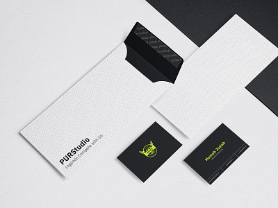 Brand Stationery for PURStudio brand identity branding design stationery