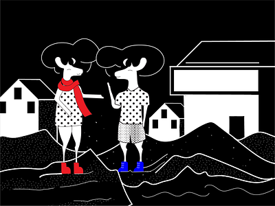 Conversations And Insights art art collective black and white branding deer deer illustration design digital art digital illustration digital store ecommerce halx halx store illustration illustrationdaily mascot mascot character
