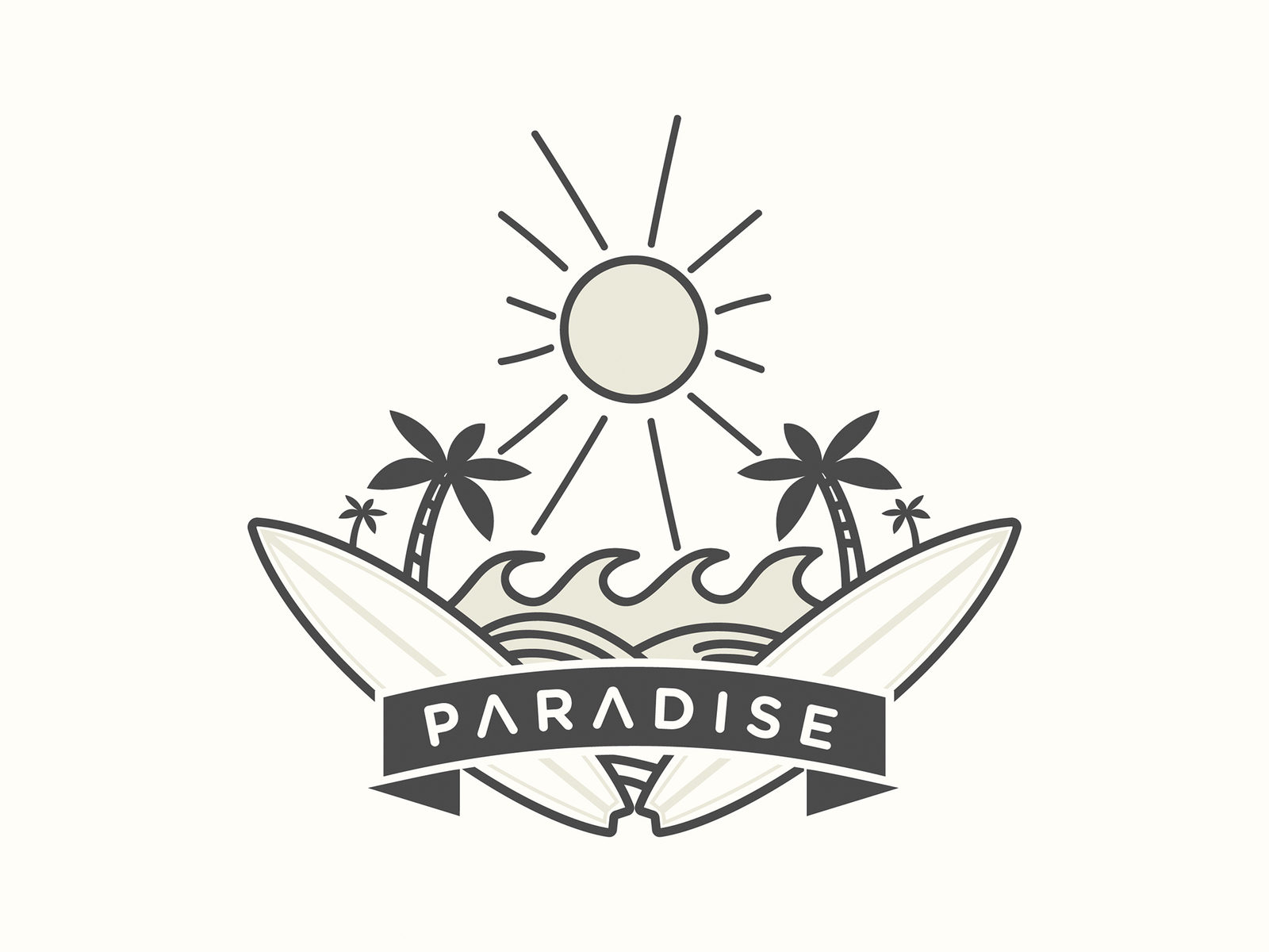 Paradise Illustration by Jose Jurado on Dribbble