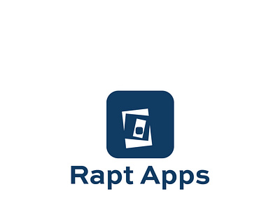 Logo for Rapt Apps (Mobile App Developer) branding graphic design illustration logo typography vector