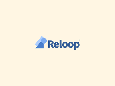 Reloop design logo typography ui