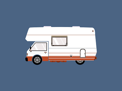 Motor Homes No.4 icon illustration sketch ui