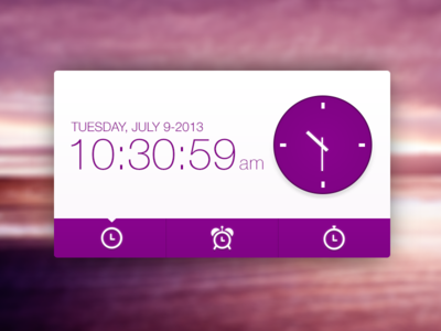 Clock Widget
