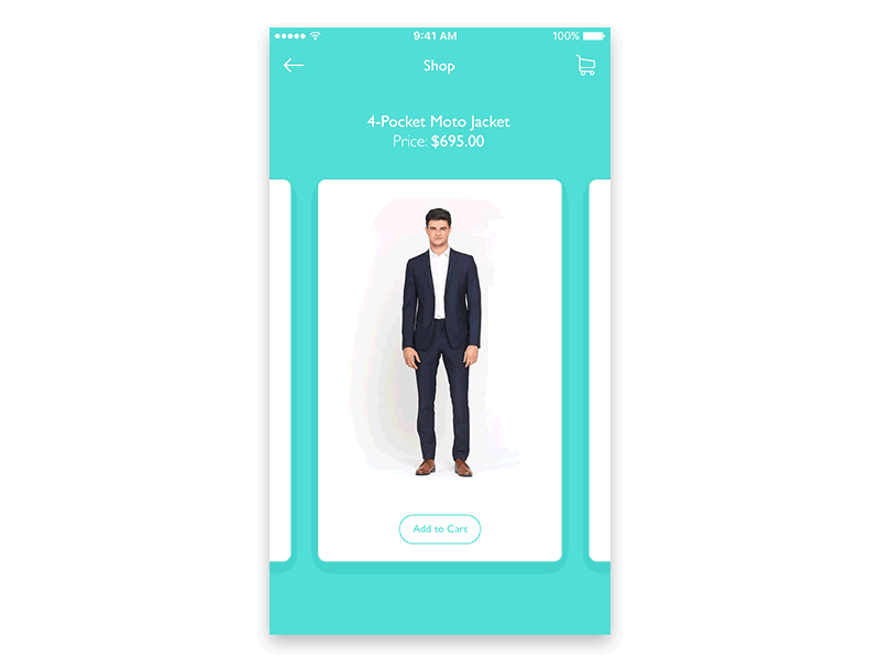 eCommerce App Concept animated app ecommerce gif interaction ios iphone video