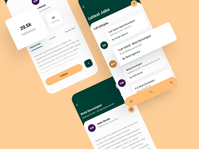 Job App UI Template II