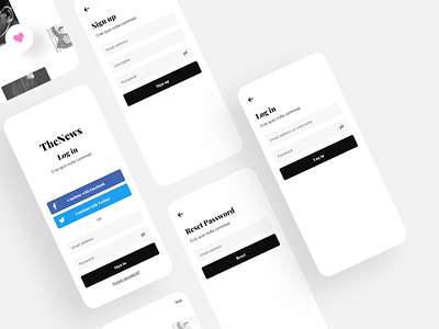 News App UI Template I