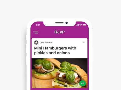 RJVP Sneak Peek app app concept ui uidesign