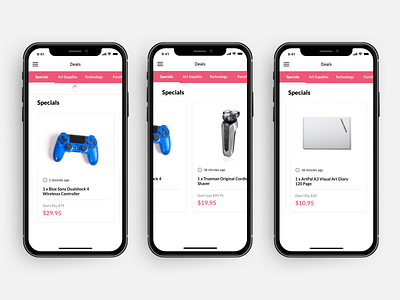 A Deals App UI 1