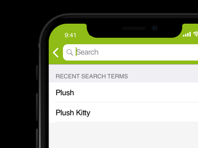 Gift Shop App UI - Search Screen