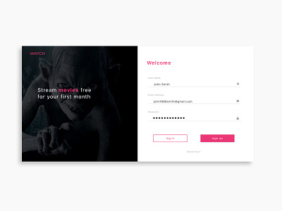 Signup dailyui signup ui ux uxdesigner