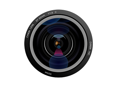 Canon Camera Lens canon dribbble icon lens sketch ui ux uxdesigner