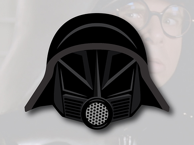 Dark Helmet bold design flat graphic icon illustration moranis rick spaceballs vector
