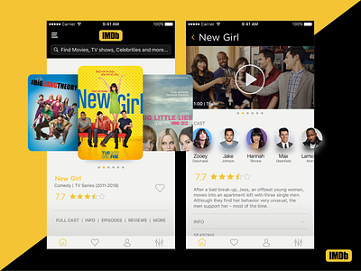 IMDb App Concept