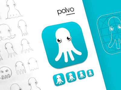 App Icon | Octopus app icon design icon illustration logo octopus polvo ui