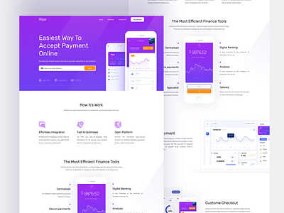 Finance Website app app landing page application bank dashboard design finance finance app illustration layout payment ui web website