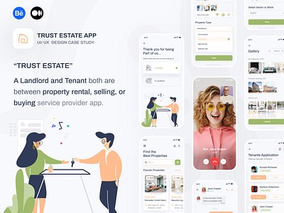 Trust Estate Mobile App- A UX Design Case Study app behance case study design dribbble best shots home finder app case study medium case study mobile app mobile app design case study property app realestate app rent app ui ux ux design case study