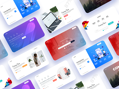 Coming Soon Page UI card ui coming soon coming soon illustration coming soon page landing page product page shopping page coming page typography page ui design ux design web page ui