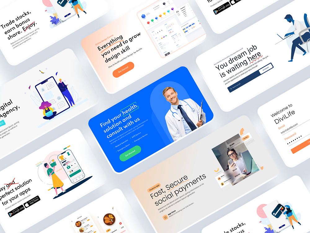 Header UI designs, themes, templates and downloadable graphic elements ...