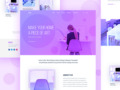 Interior Landing Page Experiment