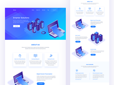 Artificial intelligence landing page by Mithun 🔥 on Dribbble