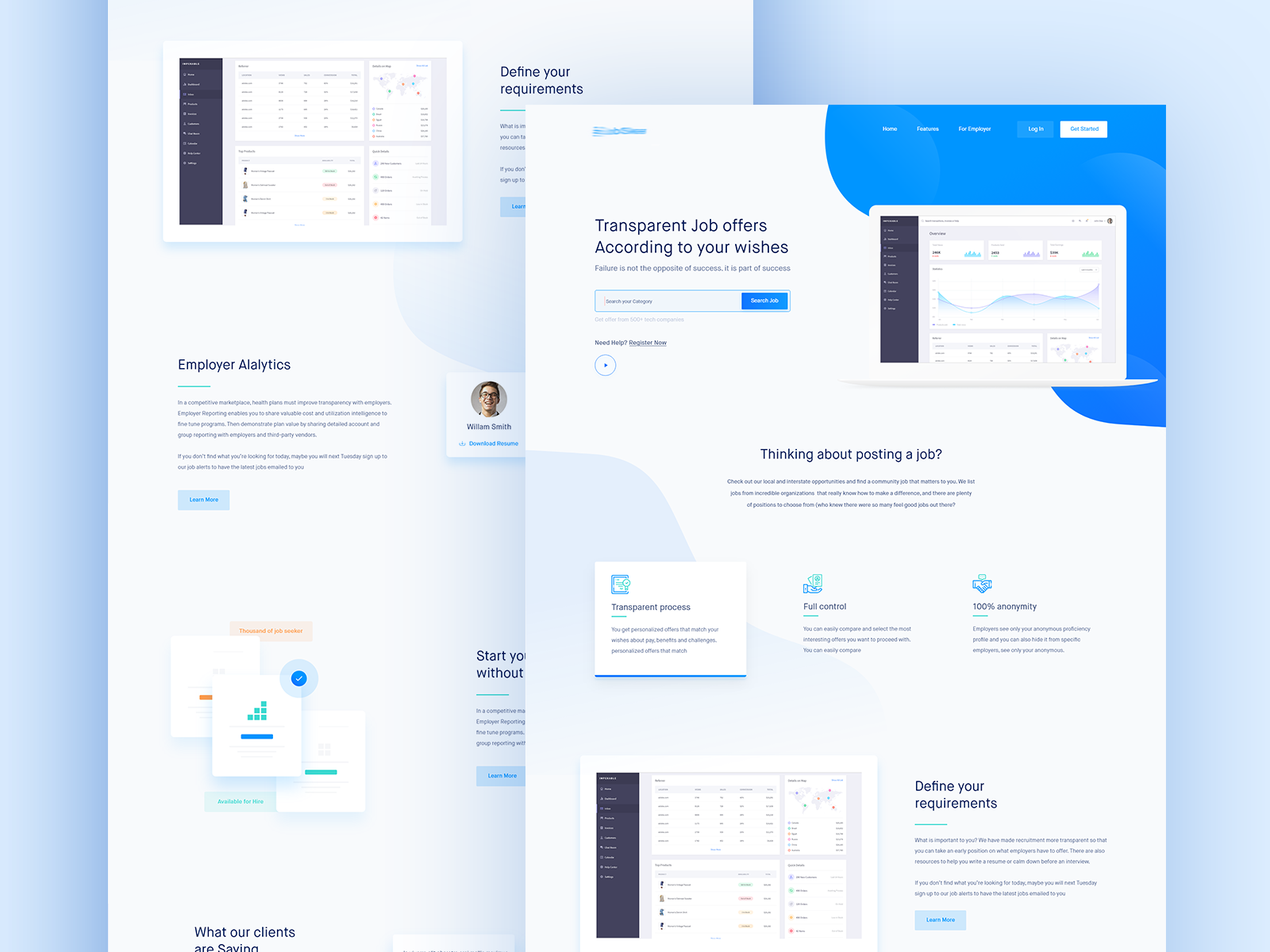 Job search & Candidate Hire Web application Website design by Mithun 🔥 ...