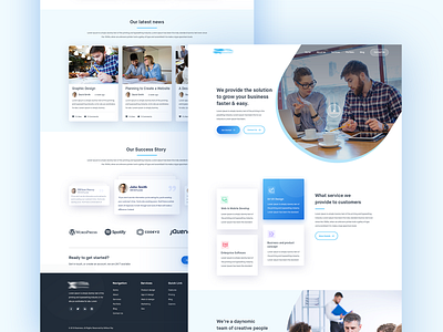 Agency Website Homepage Design agency agency landing page creative design development digital homepage service typography ui ux website