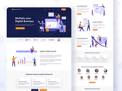 Marketing Planner Landing Page clean clean design illustration kazinconversion landingpage markering planner marketing website minimal design socialmedia socialmediamarketing superminimaldesign ui uidesign ux uxdesign website redesign