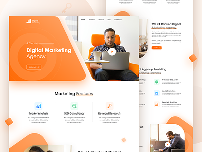 Digital Marketing agency Landing Page