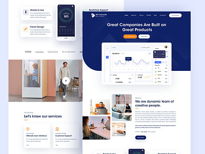 Corporate Business Agency Landing Page