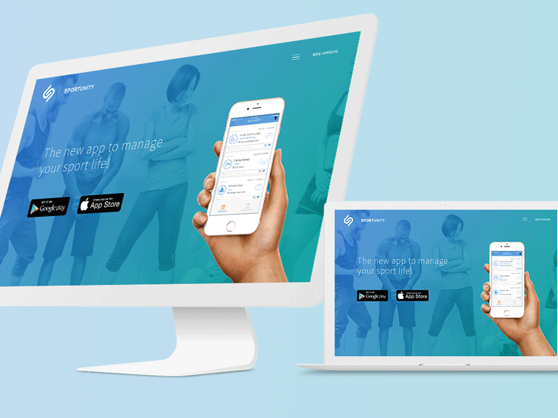 Sportunity - Landing Page