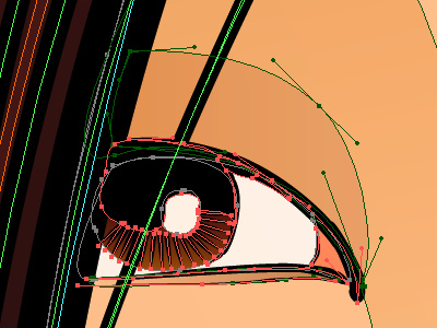 Eye illustrator vector
