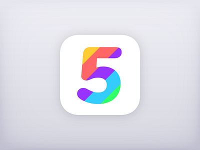 5 Things app icon branding identity logo