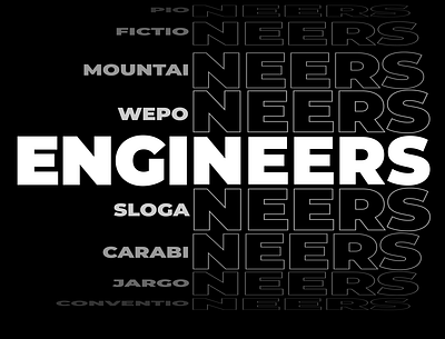 Engineers Day graphic design illustration logodesign minimal motion textdesign typo