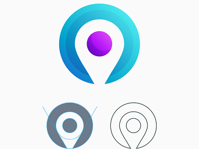 location logo coreldraw design good illustration ilustrator location app location tracker logo nice sofware logo team ui ux