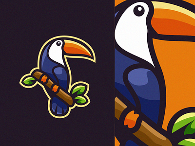 toucan coreldraw design e sport forsale good ilustrator logo nice sport sportlogo toucan vector