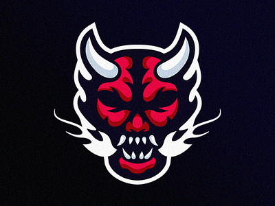 Demon logo design coreldraw demon design devil e sport forsale good illustration ilustrator logo nice