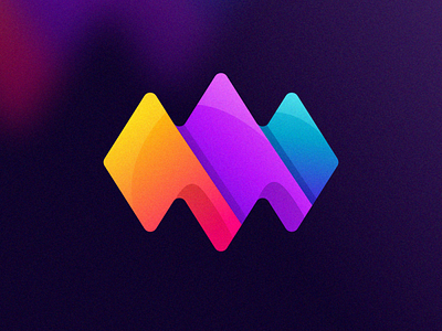 Colorful Sound Wave Logo