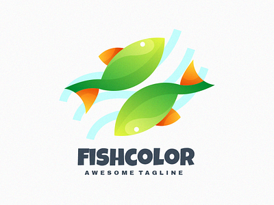 fish colorfu logo idea animal coreldraw design fish fish logo fishlogo forsale good illustration ilustrator logo nice sport