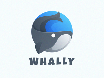 whale app colorful coreldraw design e sport figma fish forsale good ilustrator logo logos logosai new nice sport trending vector whale whale logo