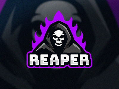 reaper coreldraw design devil e-sport forsale game gaming gaming logo gaminglogo good ilustrator logo new nice skull skull logo sport vector