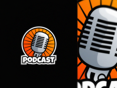 podcast bestlogo coreldraw design e sport forsale good ilustrator logo logos newlogo nice podcast podcast logo podcasting podcasts sport vector