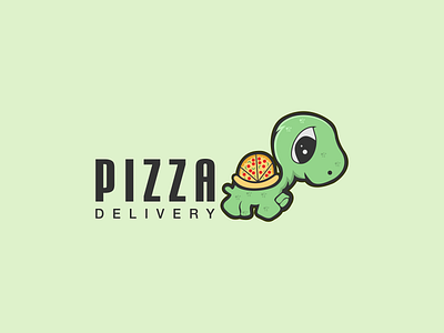 Pizza Deliverry adobe cute delivery forsale logo pizza sale turtel