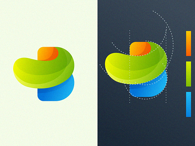 colorful letter B logo design app branding corel coreldraw design forsale good logo nice software ui ui design uiux vector