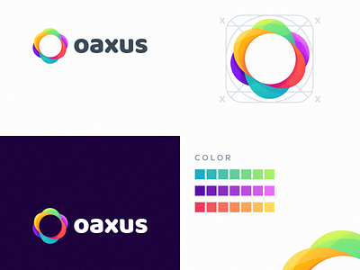 oaxus logo design