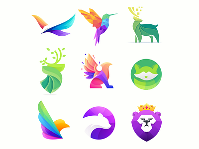 colorful animal,recent work in 2019 app color colorful coreldraw design good ilustrator logo nice sport sportlogo vector