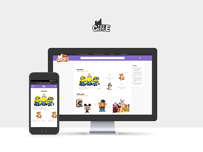 ToyCastle logo mobile mobile app mobileapp ui ui ux uiuxdesign ux webshop website