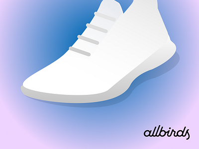 Allbirds Running Shoe footwear footwear design logo design ombre runners running shoes