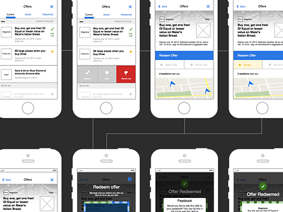 High fidelity mobile SDK wireframes balsamiq design feed ios mobile process ui wireframes