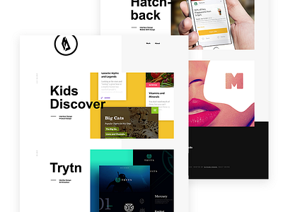 2018 Portfolio Refresh branding design geometric layout portfolio ui ux web website